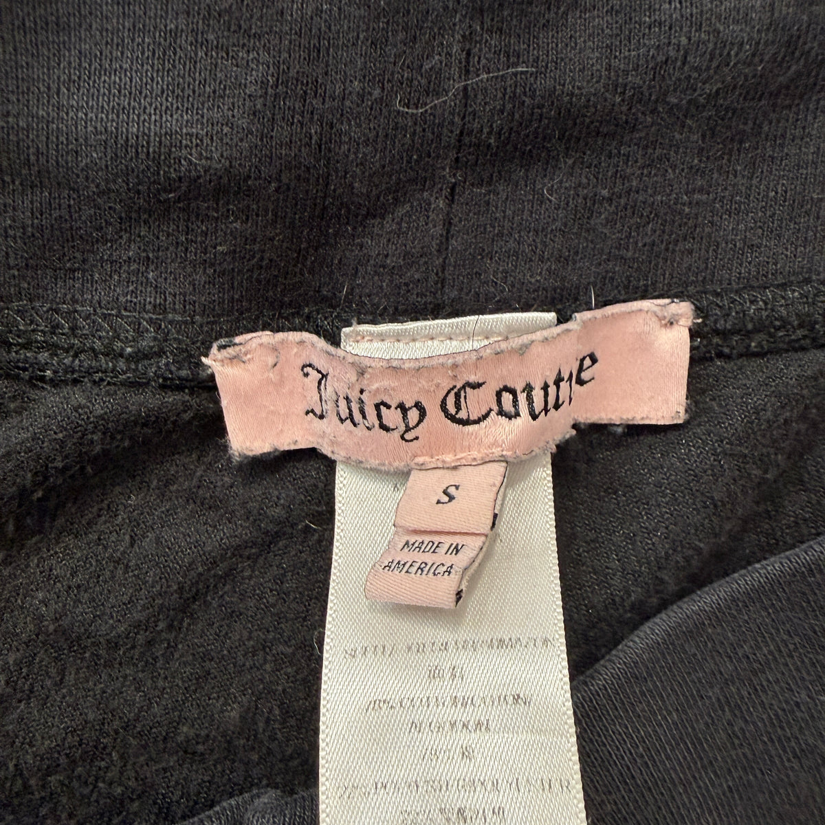 Vintage Juicy Couture Scottie Dogs Women's Black Velour Tracksuit Set Y2K Size S