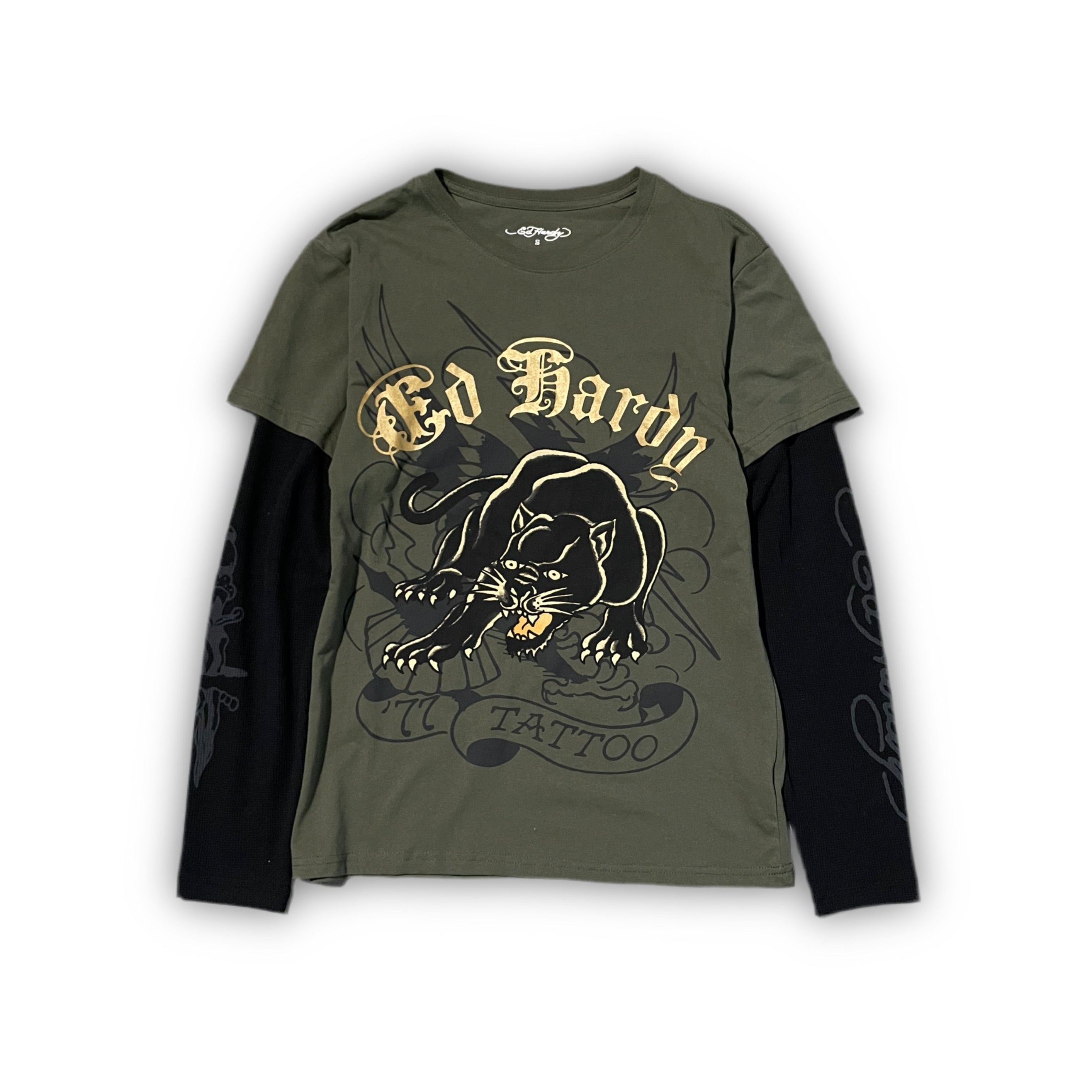 Ed Hardy “Panther” Thermal Tee