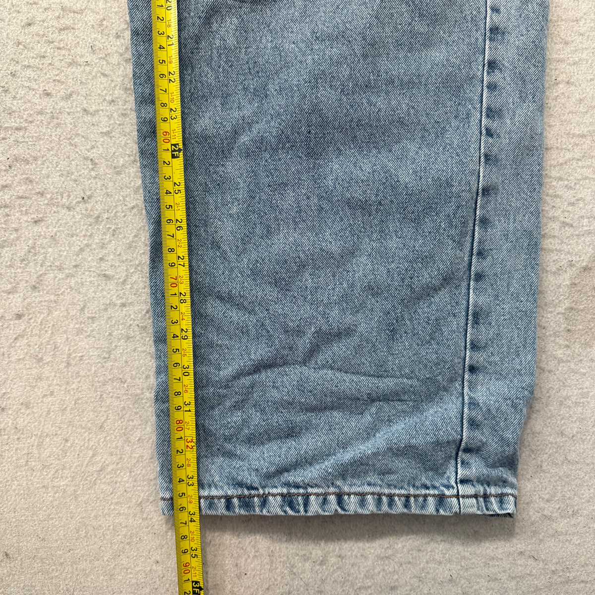 PrettyLittleThing Tall Light Wash Wide Leg Jeans Size 12 photo 5