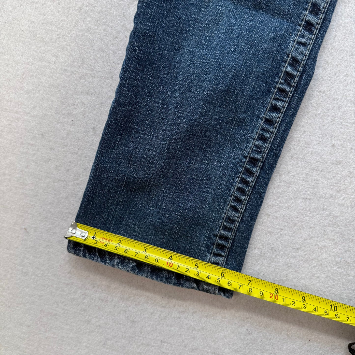 Aeropostale Bayla Womens Dark Wash Blue Denim Skinny Straight Leg Jeans Size 7/8