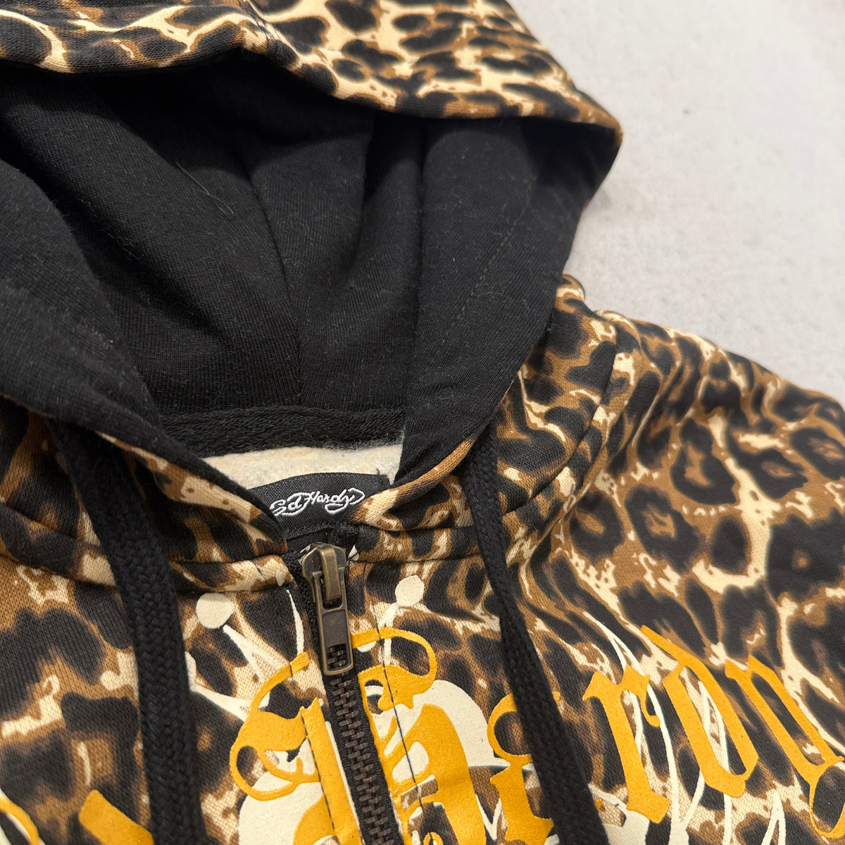ED HARDY "Broken Heart" LOEPARD FLARED MATCHING SET