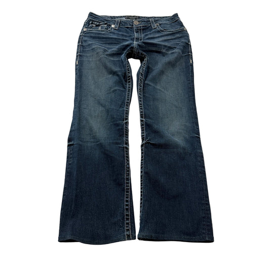 Big Star Miki dark wash embroidered bootcut jeans