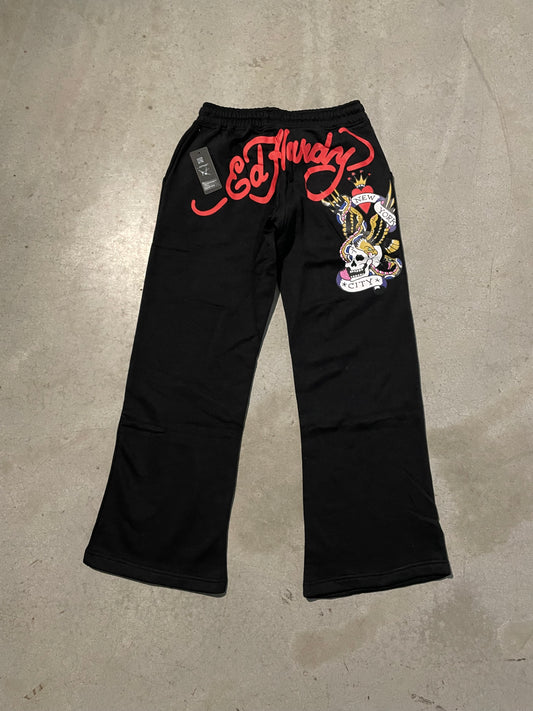 Ed Hardy “NYC Skull” Flare Pants