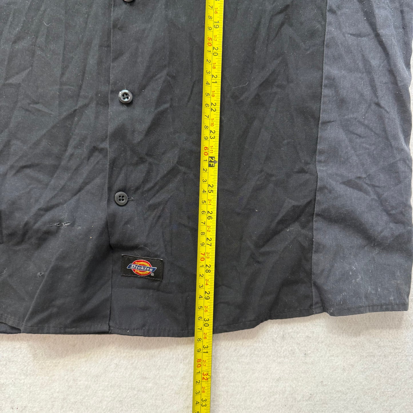 Harley-Davidson Men’s Black Mechanic Work Shirt Embroidered Logo Patches Size L