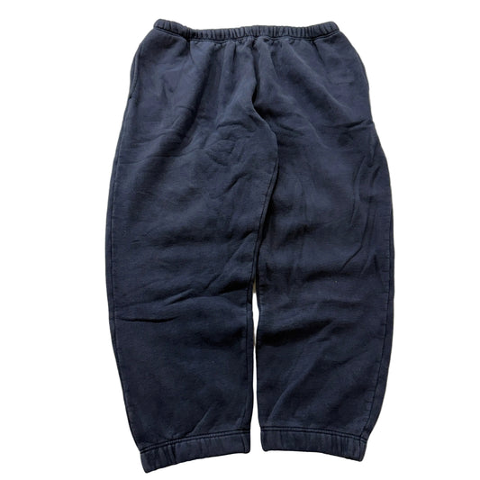 Vintage Foot Locker Mens Navy Blue Fleece Sweatpants Elastic Waistband Size 2XL