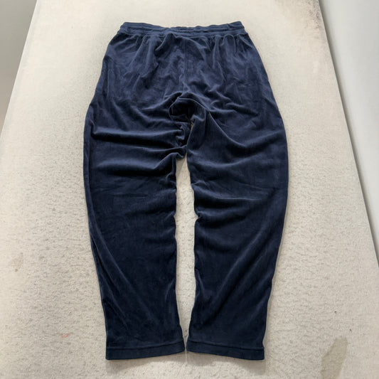 Polo Ralph Lauren Men's Navy Blue Velvet Straight Lounge Pants Sleepwear Size M
