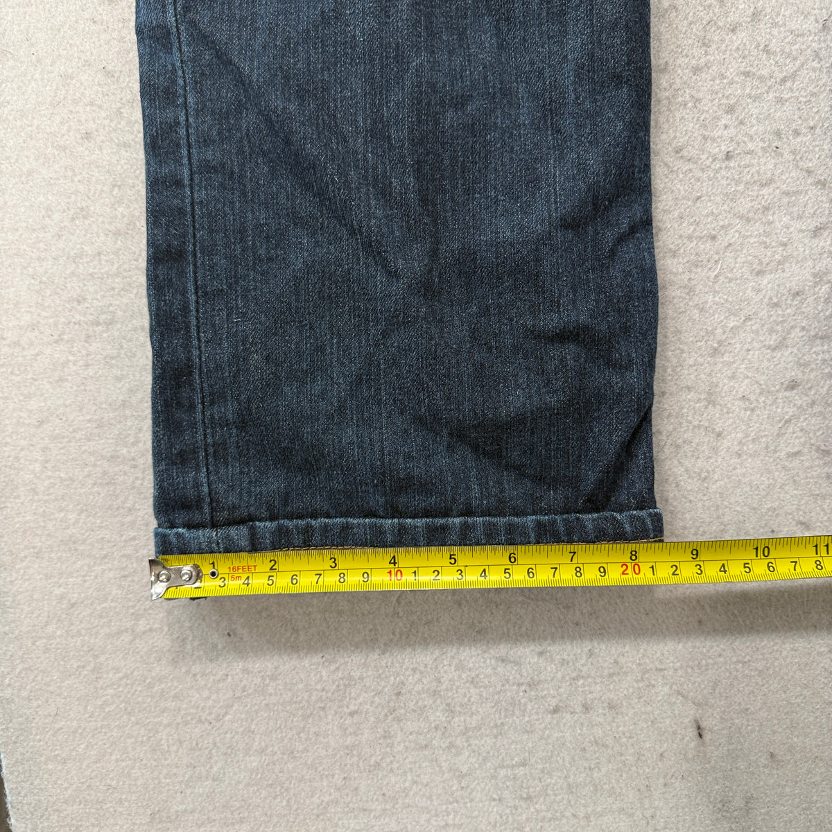 Levis Dark Wash Straight Leg Jeans Size 38x30 photo 7