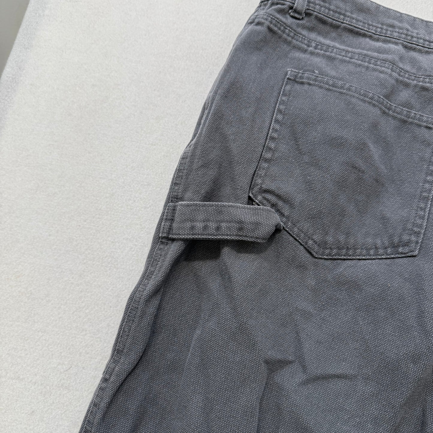 No Boundaries Men's Graphite Gray Baggy Carpenter Pants Hammer Loop Size 38