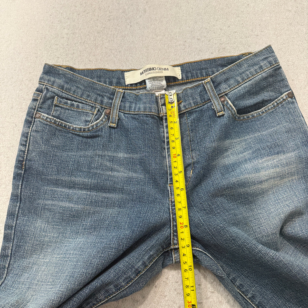 Mossimo Flare Jeans Medium Wash Size 9 photo 5