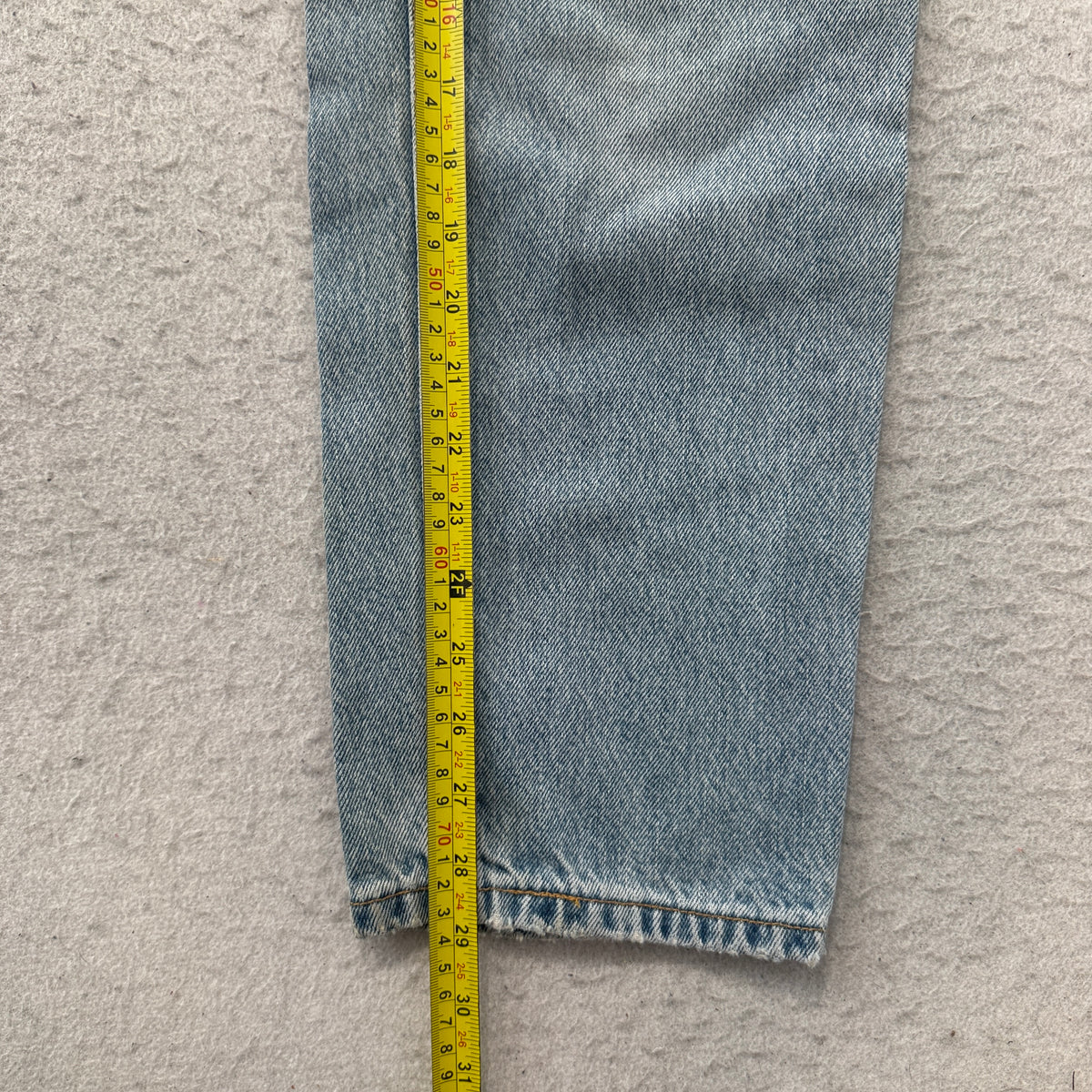 VTG Levi's 550 Classic Relaxed Womens Light Wash Tapered Leg Jeans Size 12 MIS M