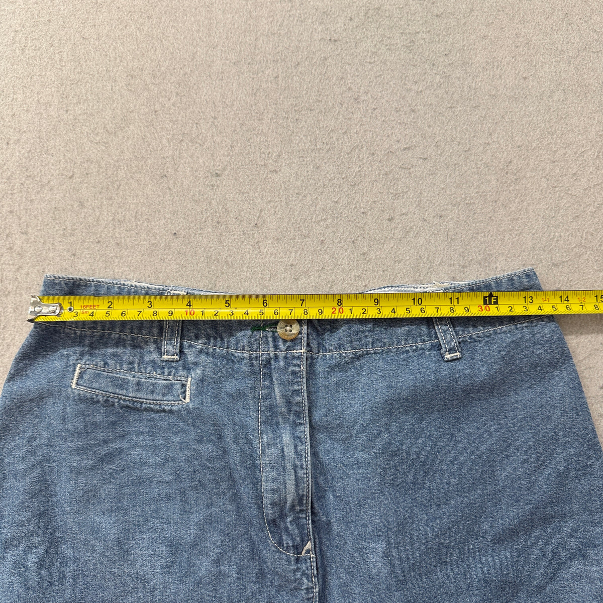 Tommy Hilfiger Vintage Denim A-Line Skirt Size 4 photo 4