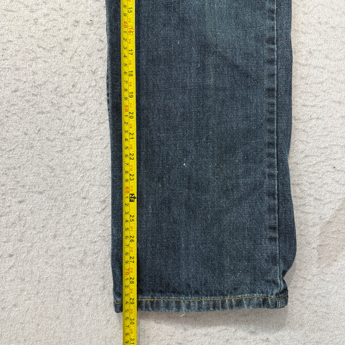 Denizen Loose Fit Dark Wash Jeans Size 34x32 photo 6