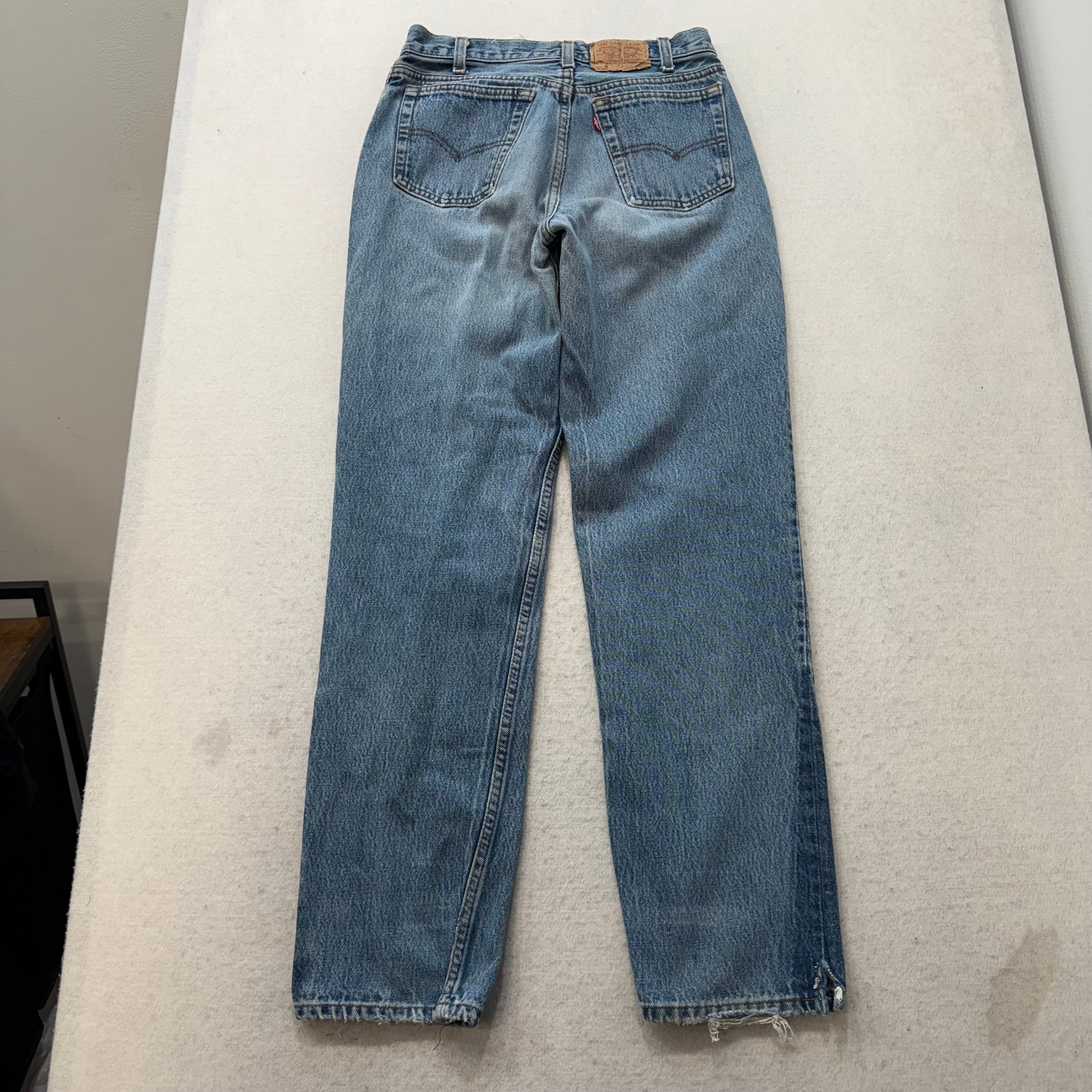 Levi's Student Men's Blue Denim Jeans Pockets Button Fly Made in USA Size 29X30