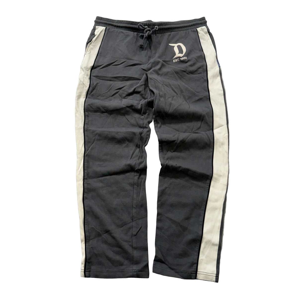 Disney Spirit Jersey Men's Black Sweatpants Pockets Drawstring Classic Size L