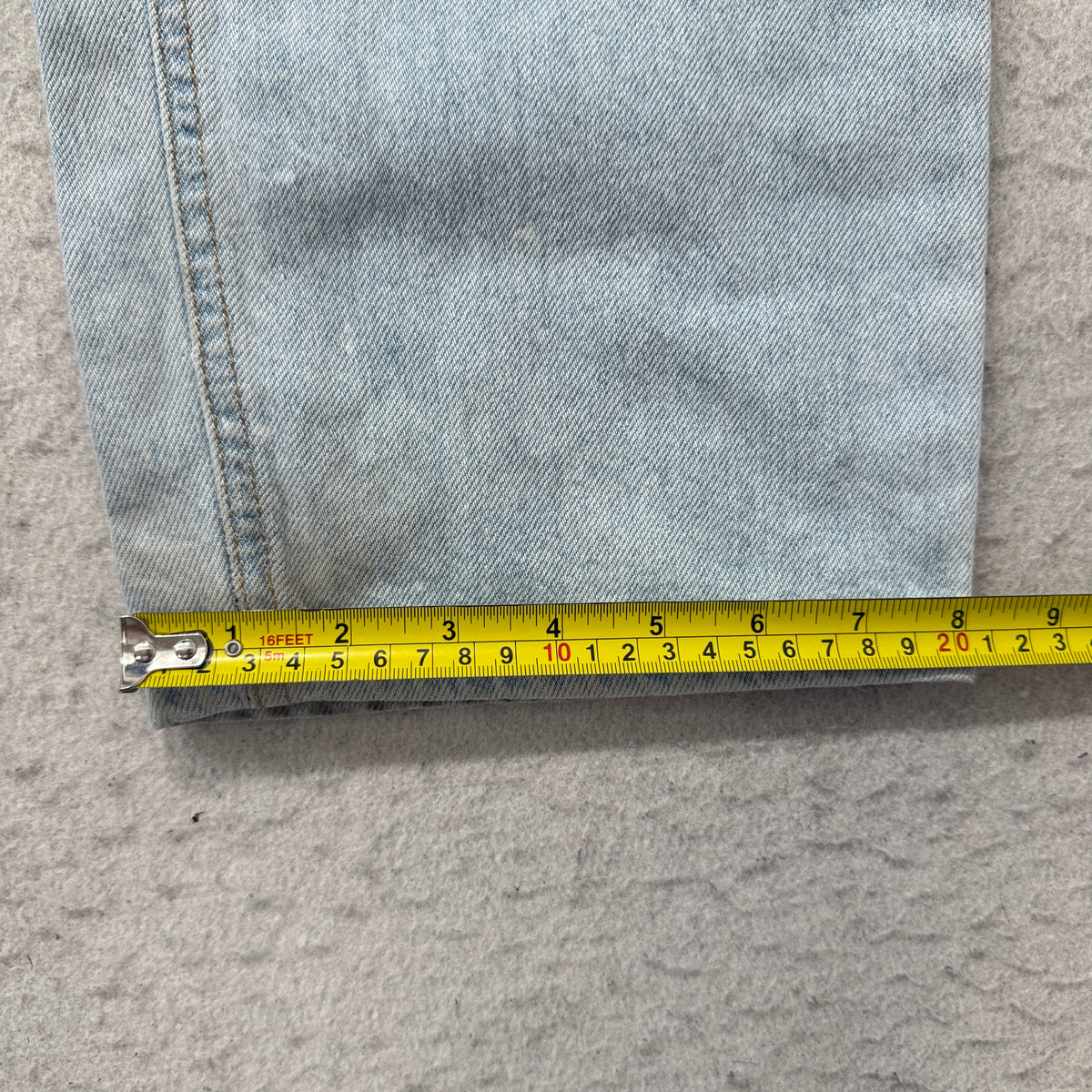Empyre Men's Blue Denim Jeans Baggy Fit Zip-Fly Pockets Classic Logo Size 30