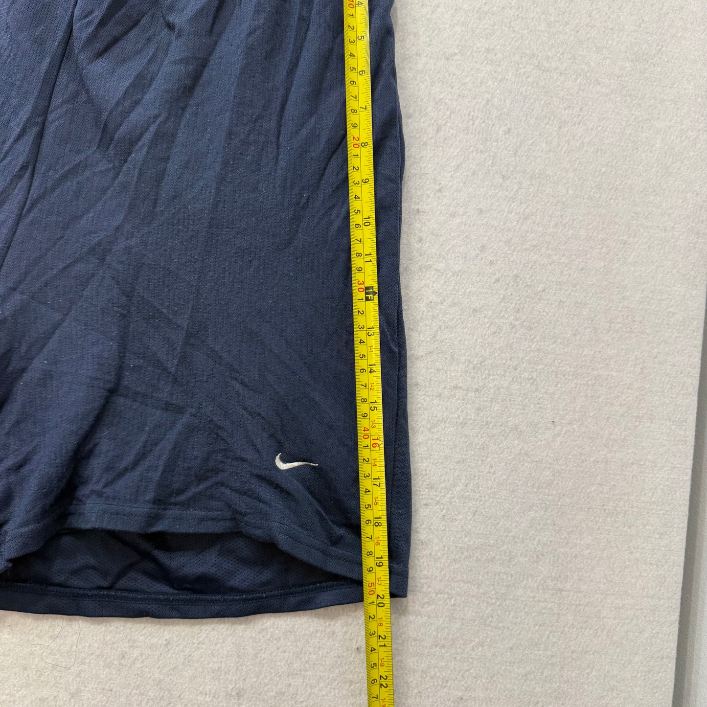 Nike Dri-FIT Men's Navy Blue Polyester Mesh Athletic Shorts Performance Size 2XL