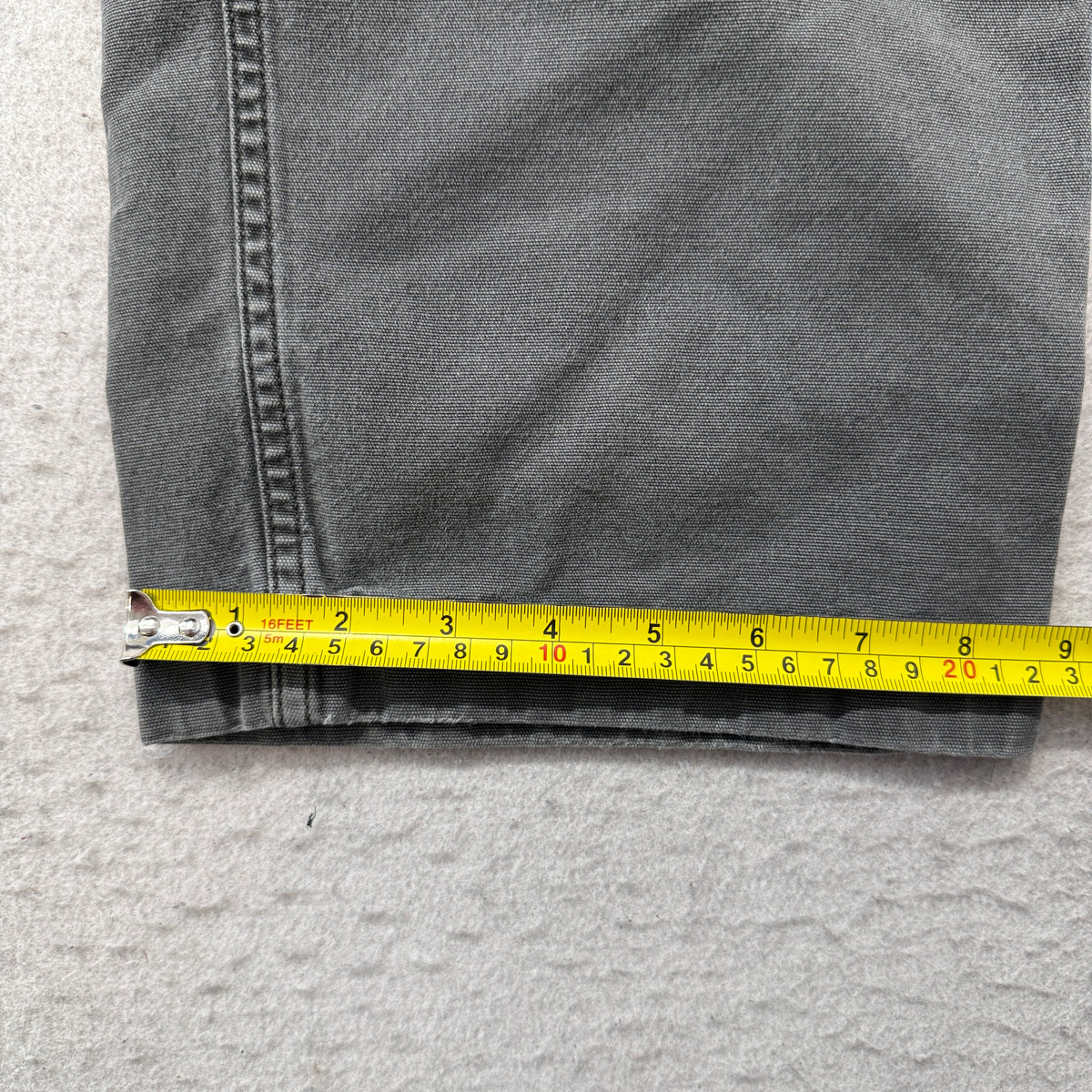 Carhartt Men's Charcoal Grey Carpenter Pants Relaxed Fit Pockets Classic - 42x32