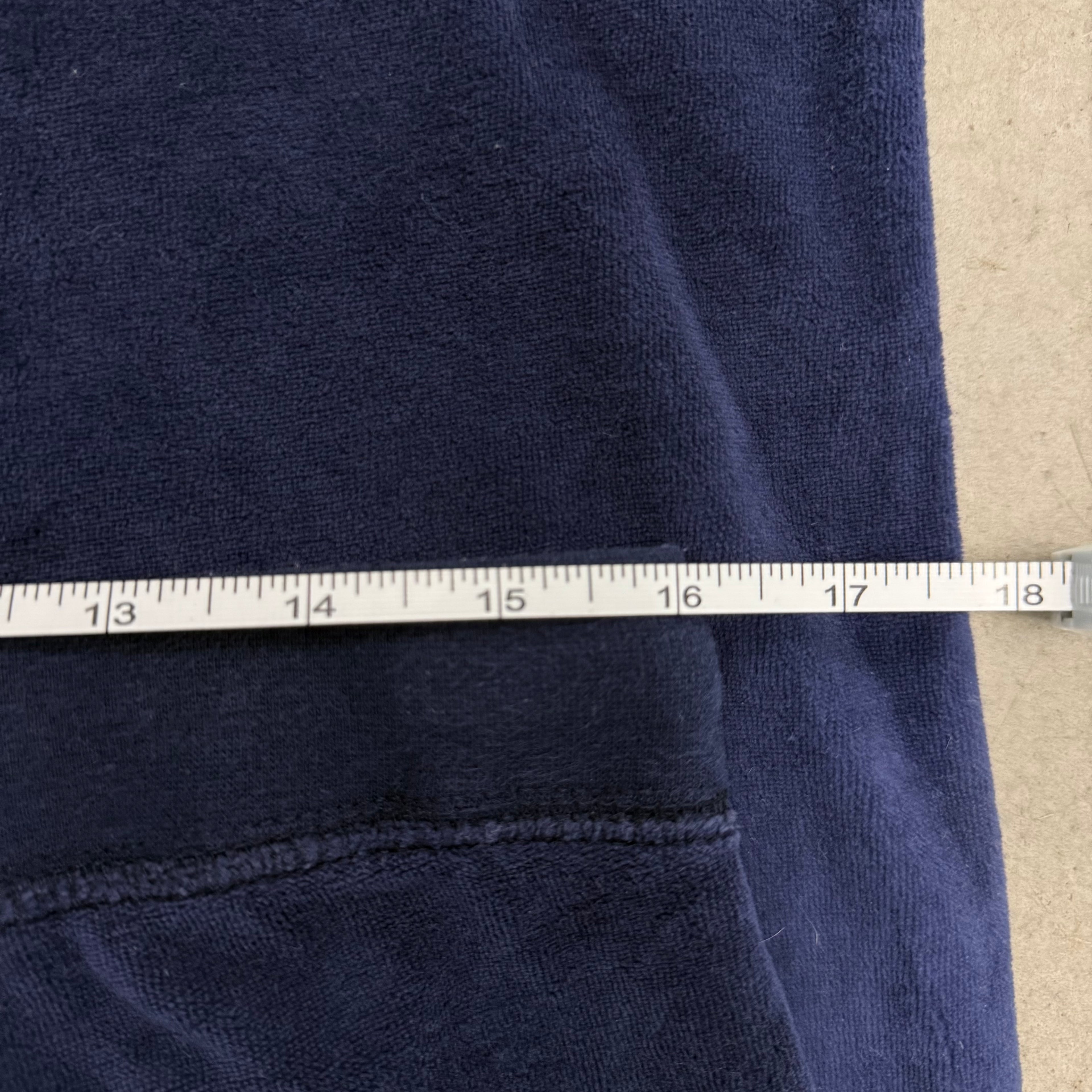 Blue VINTAGE Velour Juicy Couture Flared Pants w/ Back Pockets SIZE XL