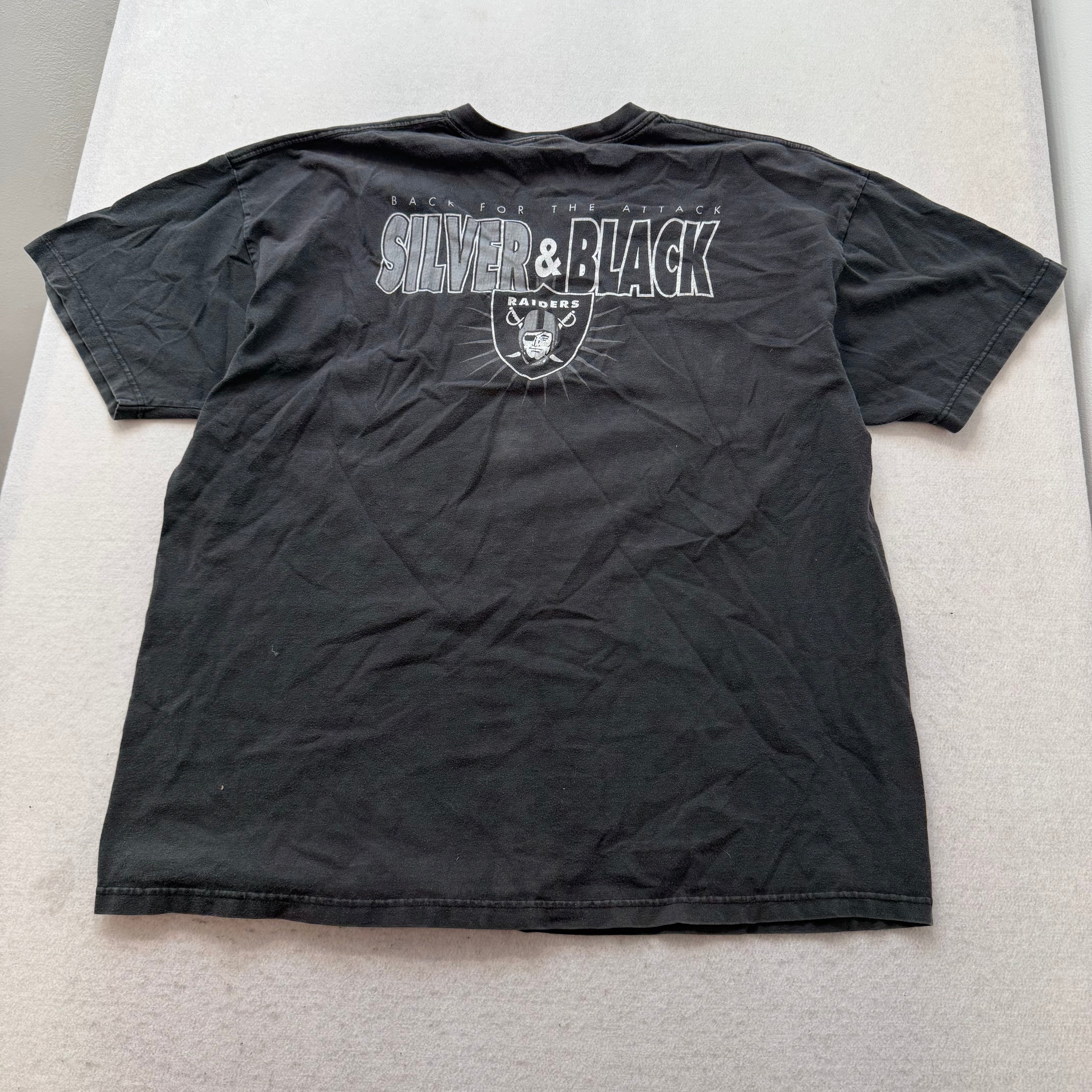 Unbranded Men's Charcoal Gray Cotton Bootleg T-Shirt Graphic Rivalry Tee Size XL