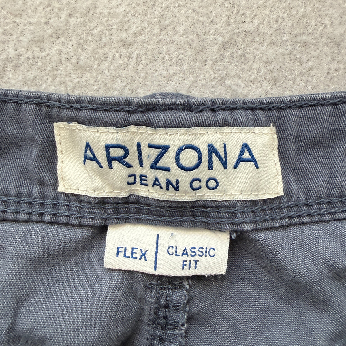 Arizona Jean Co. Flex Men's Gray Cargo Shirt Outdoor Stretch Classic Fit Size 32