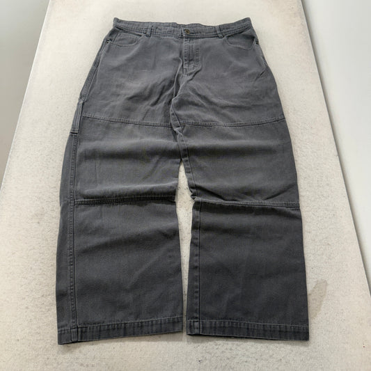 No Boundaries Gray Carpenter Canvas Pants Size 38x31 photo 1