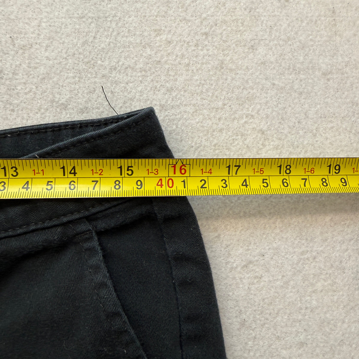 Genuine Dickies Women's Black Flared Leg Denim Jeans Pocket Casual Logo Size W32