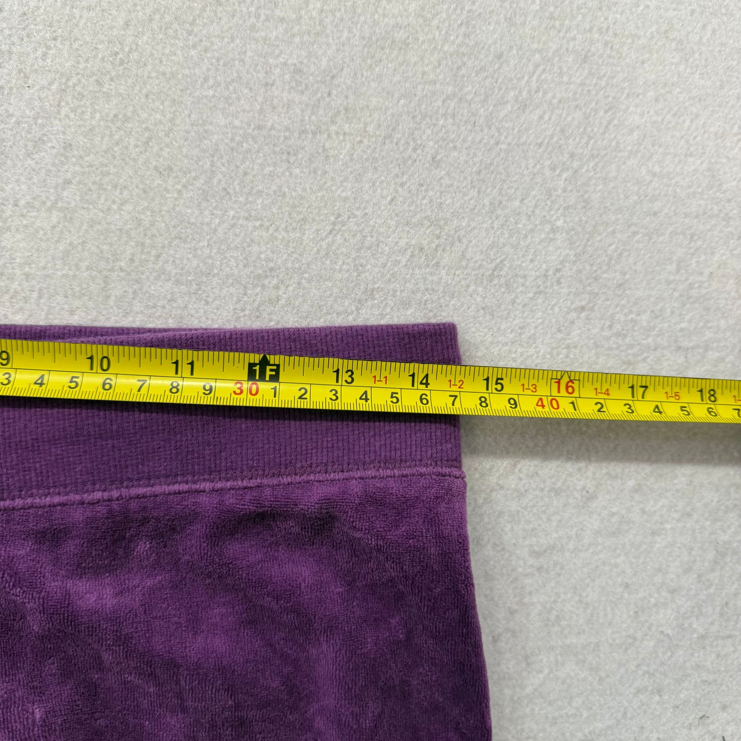 Juicy Couture Plum Velour Tracksuit Set Zip Up Hoodie & Flared Pants Y2K Size S