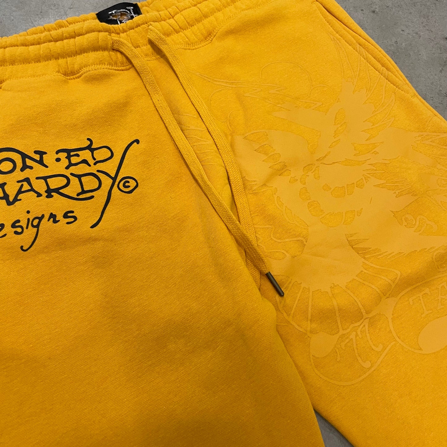 ED HARDY “Panther Snake” GOLD BOOTCUT PANTS - Clean Curriculums 