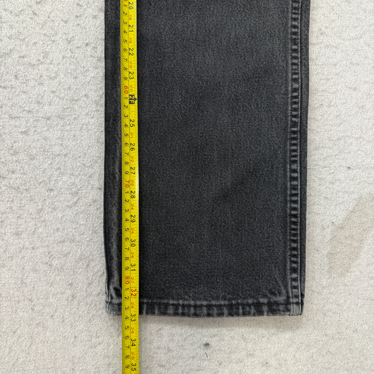 Wrangler Black Denim Cowboy Cut Jeans Size 34x32 photo 5
