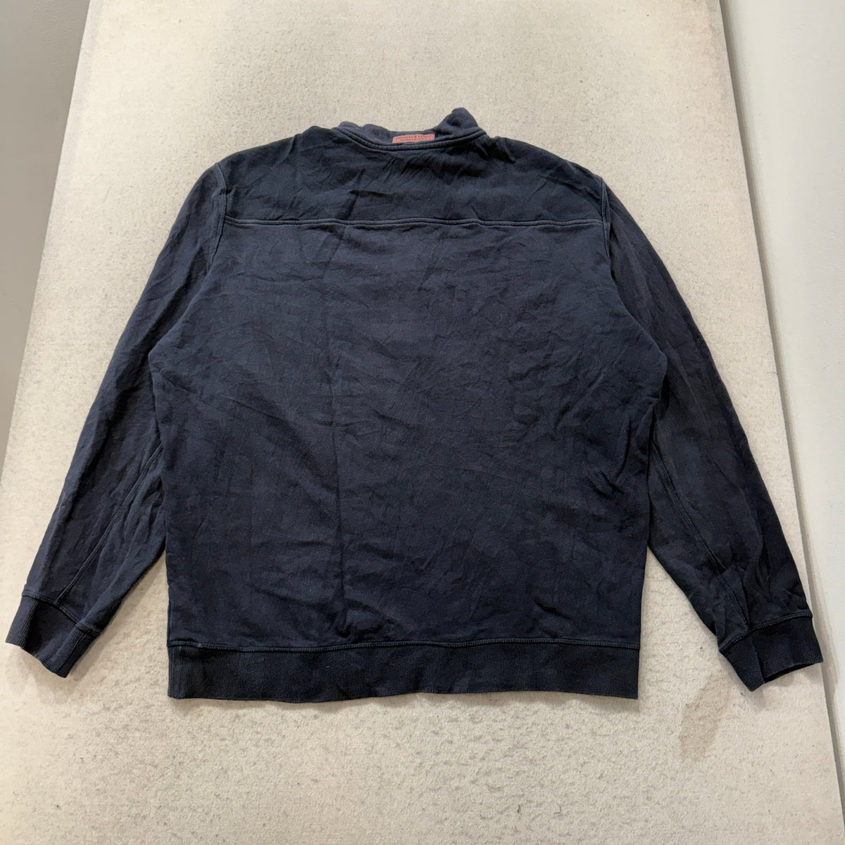 Vineyard Vines Navy Quarter Zip Pullover Sweatshirt Size L photo 2