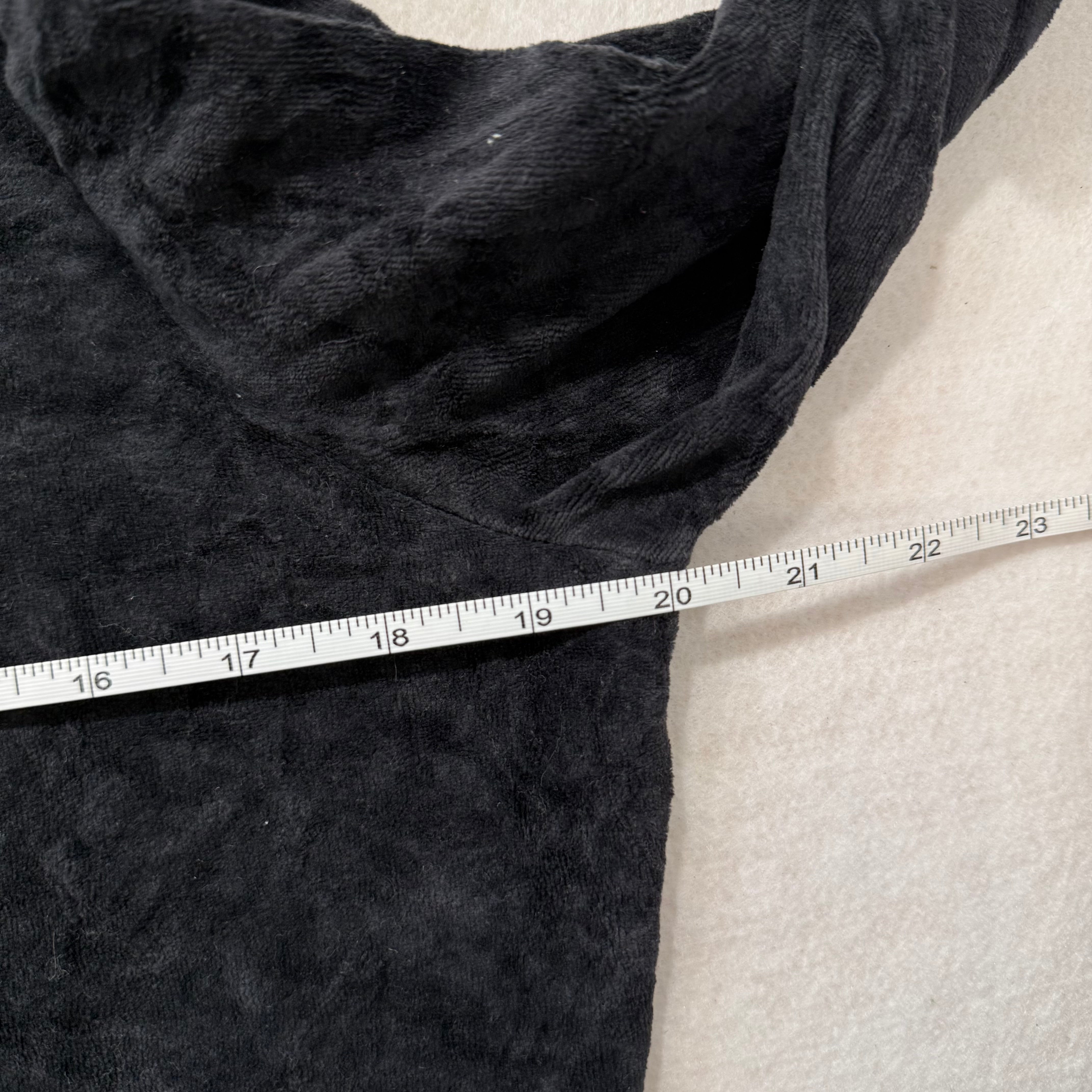 Bebe black velour rhinestone cargo pocket zip jacket size L