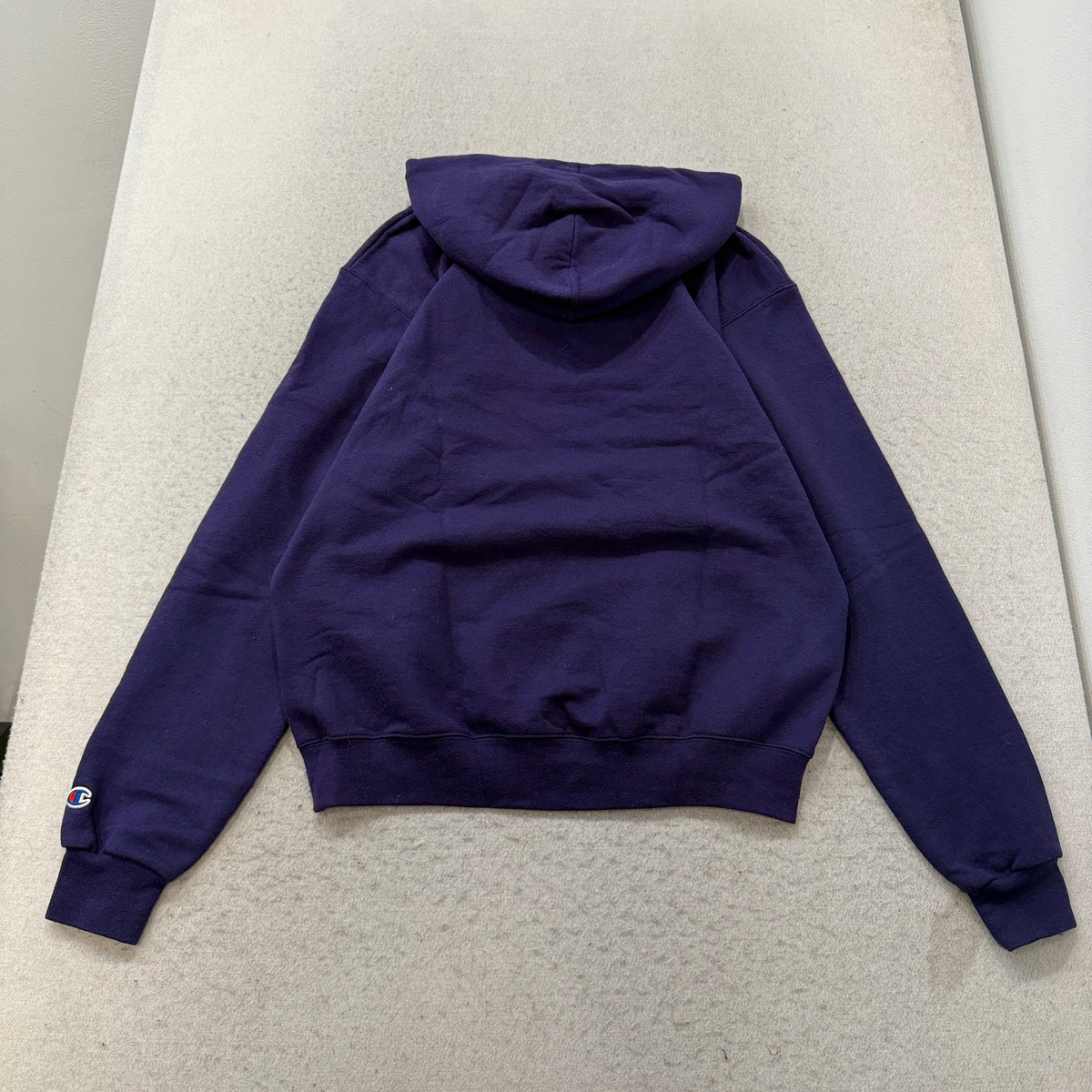 Champion Linfield College Purple Pullover Hoodie Size M photo 2