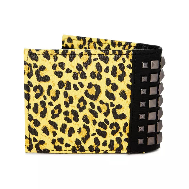 ED HARDY *STUDDED* LEOPARD PRINT WALLET