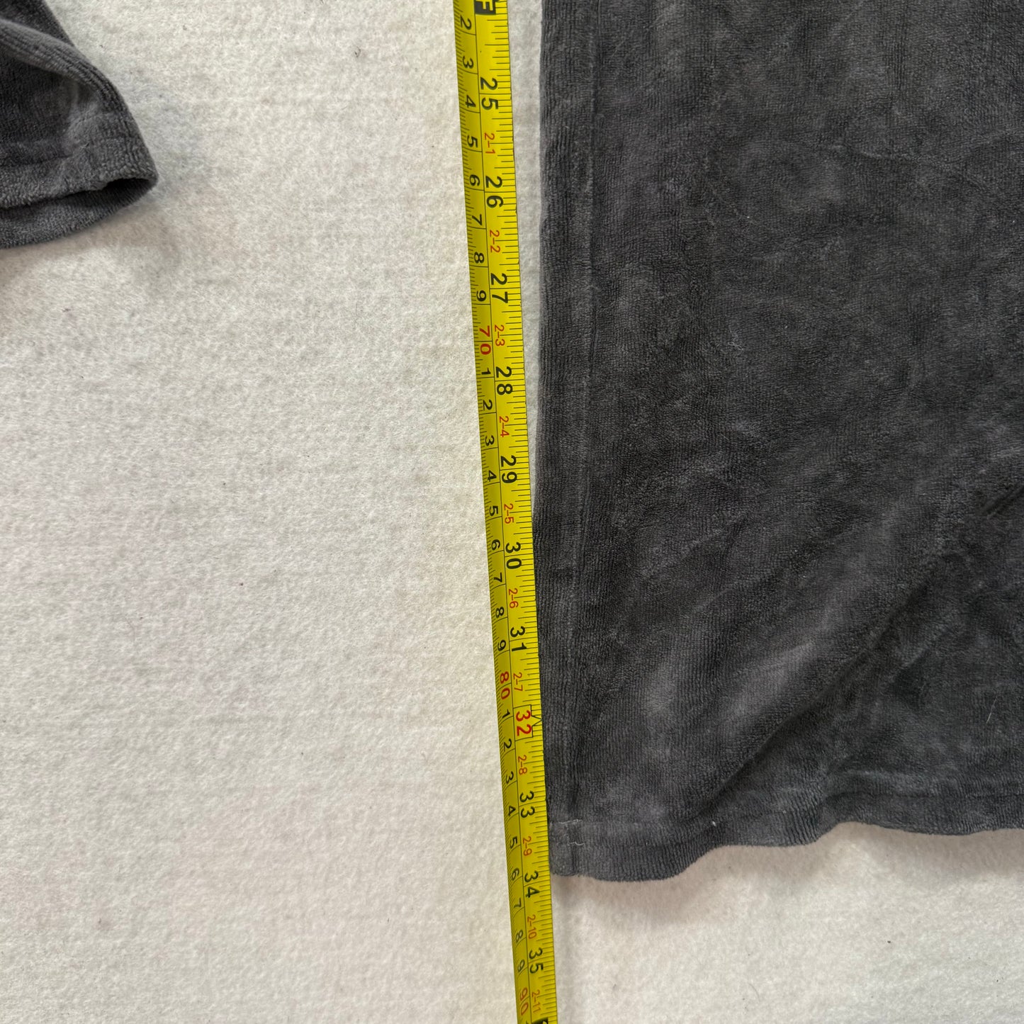 Juicy Couture Women's Gray Velour Flared Wide Leg Track Pants Drawstring Size XL