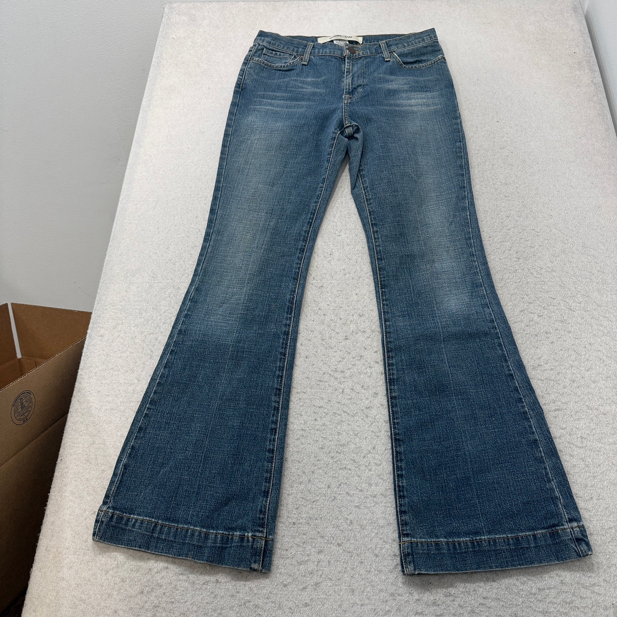 Mossimo Flare Jeans Medium Wash Size 9 photo 2