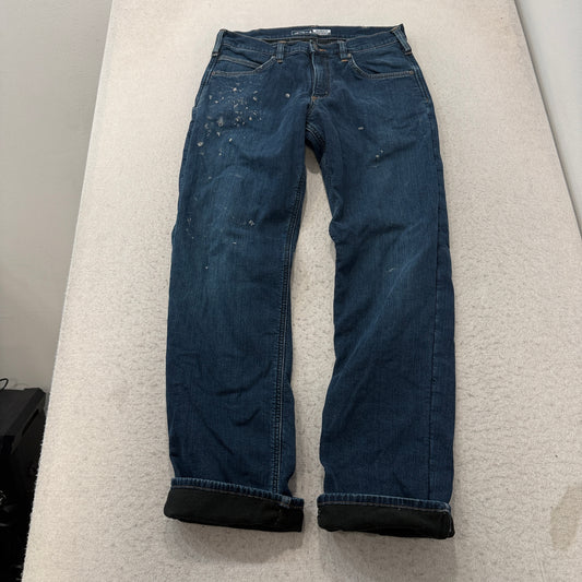 Carhartt Relaxed Fit Fleece Lined Jeans Size 32x34 photo 2