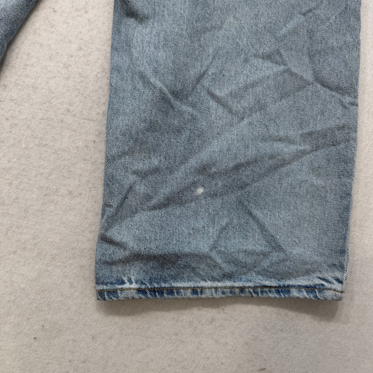 Old Navy Women's Light Wash Blue Denim Baggy Wide Leg Jeans High Rise Size 12