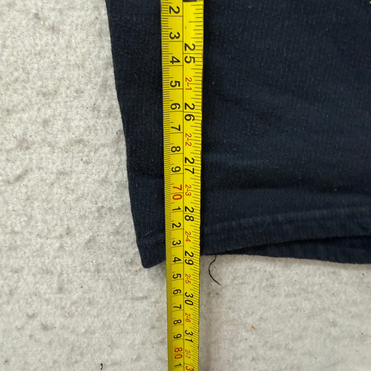 American Fusion Men's Navy Blue Sweatpants Wide Leg Pockets Classic Y2K Size L