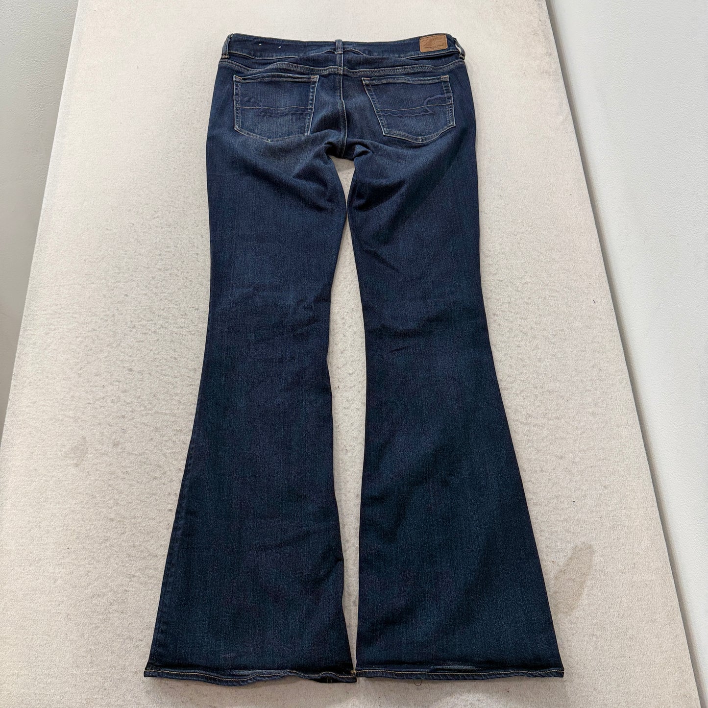 American Eagle Outfitters Women's Blue Denim Jeans Bootcut Fit Pockets Size 14