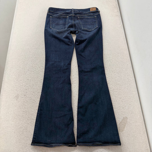 American Eagle Outfitters Women's Blue Denim Jeans Bootcut Fit Pockets Size 14