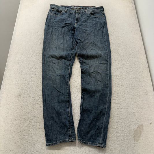 Eddie Bauer Boyfriend Slim Jeans Women's Medium Wash Blue Denim Size 8 photo 1