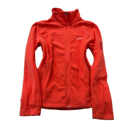 Columbia Sportswear Company Women's Red Full Zip Fleece Jacket Classic Size L