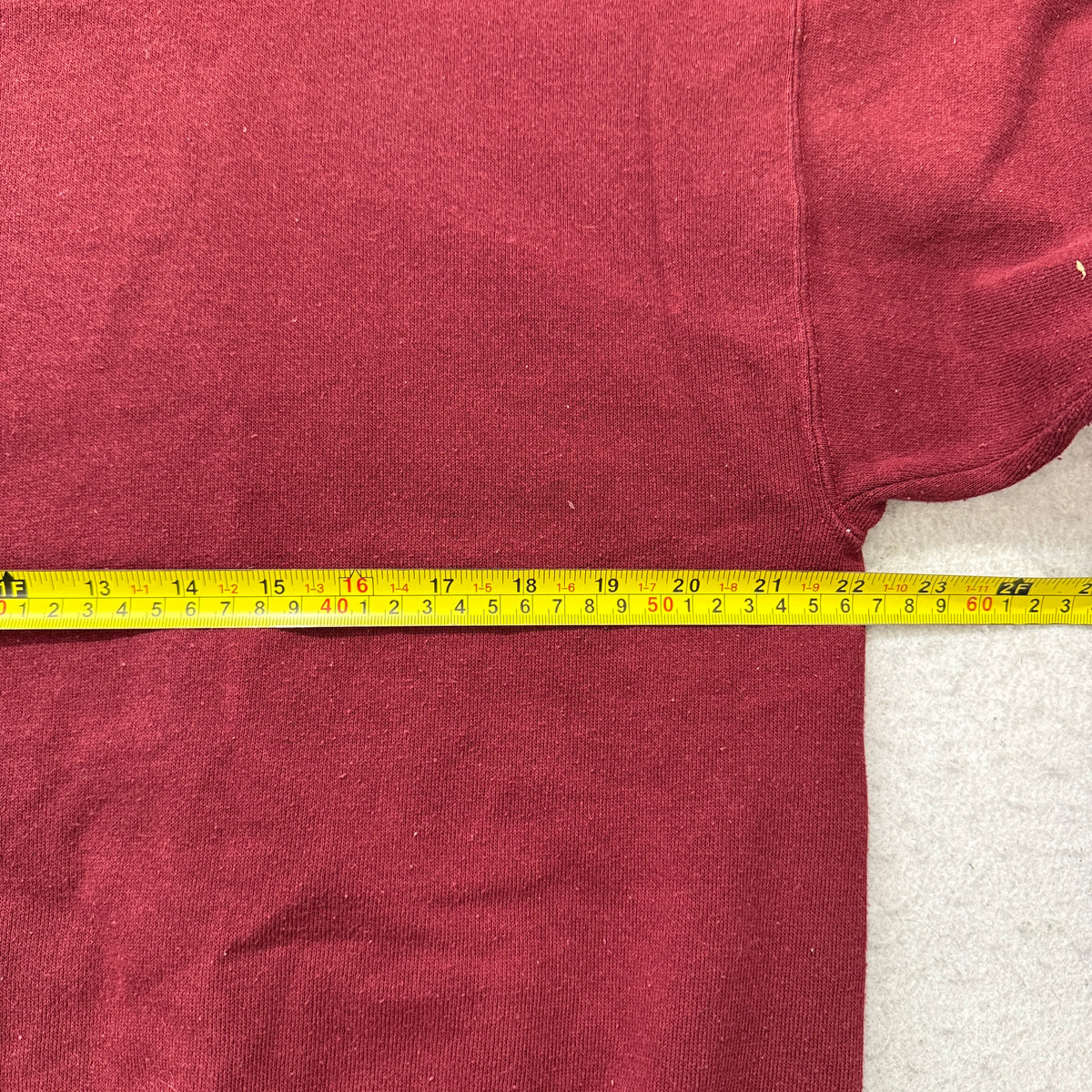 Murina Heavyweight Maroon Blank Crewneck Sweatshirt USA Size XL photo 4