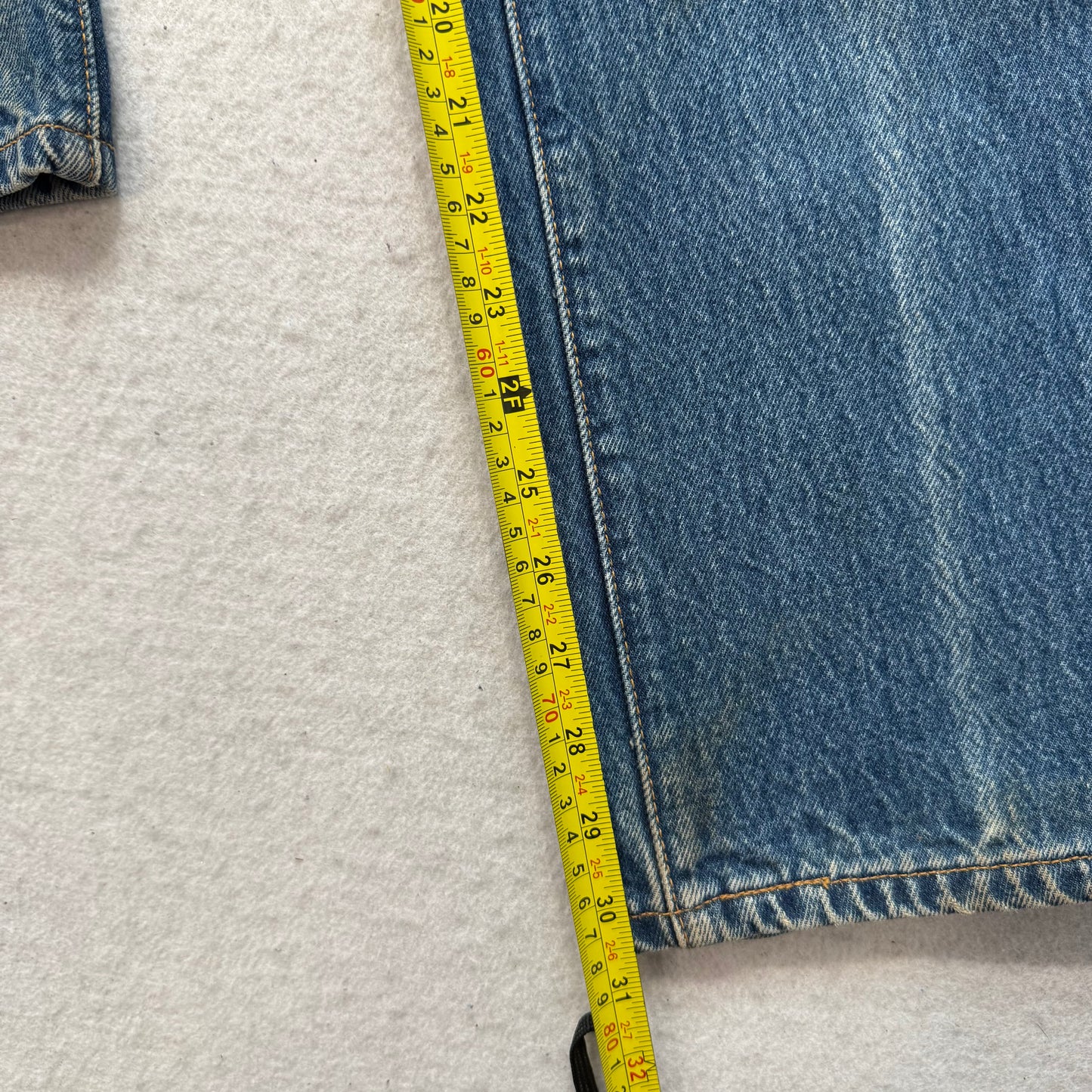 Levi's 501XX Men's Blue Denim Straight Leg Jeans Zip-Fly Regular Fit Size 30x34