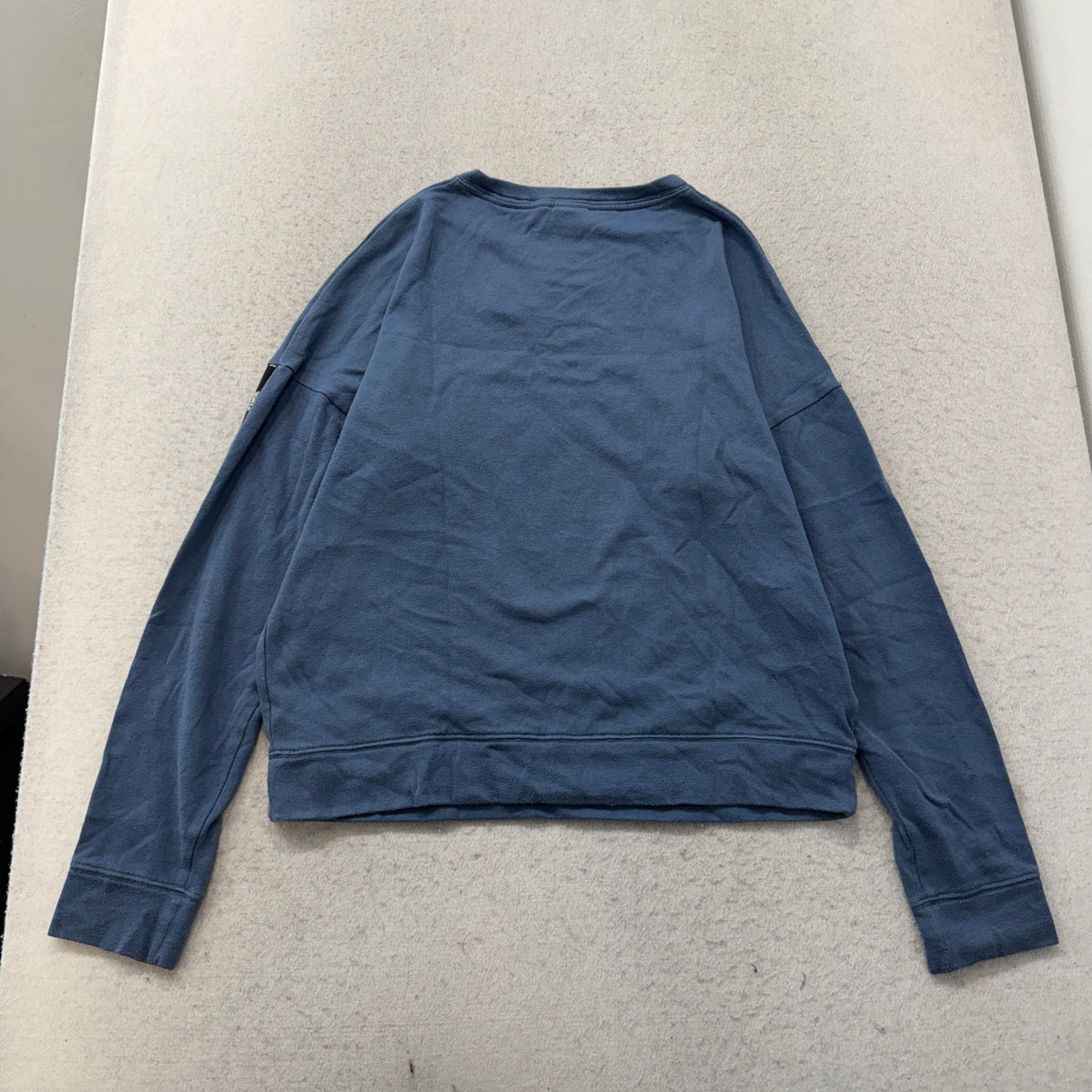 PINK Victorias Secret Blue Logo Crewneck Sweatshirt Size S photo 2
