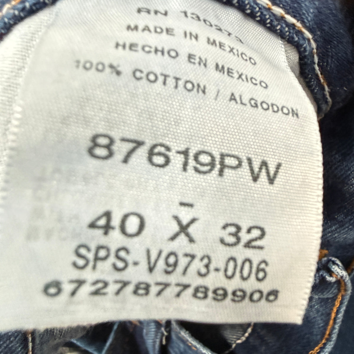 Rustler Dark Wash Denim Jeans Size 40x32 photo 3