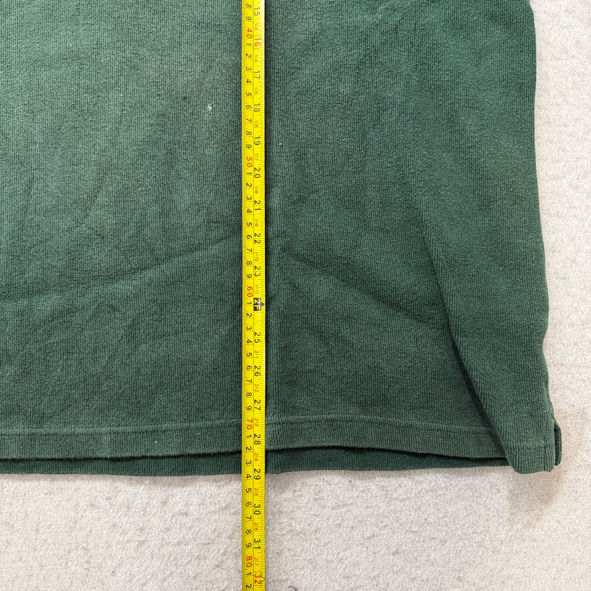 Chaps Green Quarter Zip Cotton Pullover Sweater Size XL photo 5