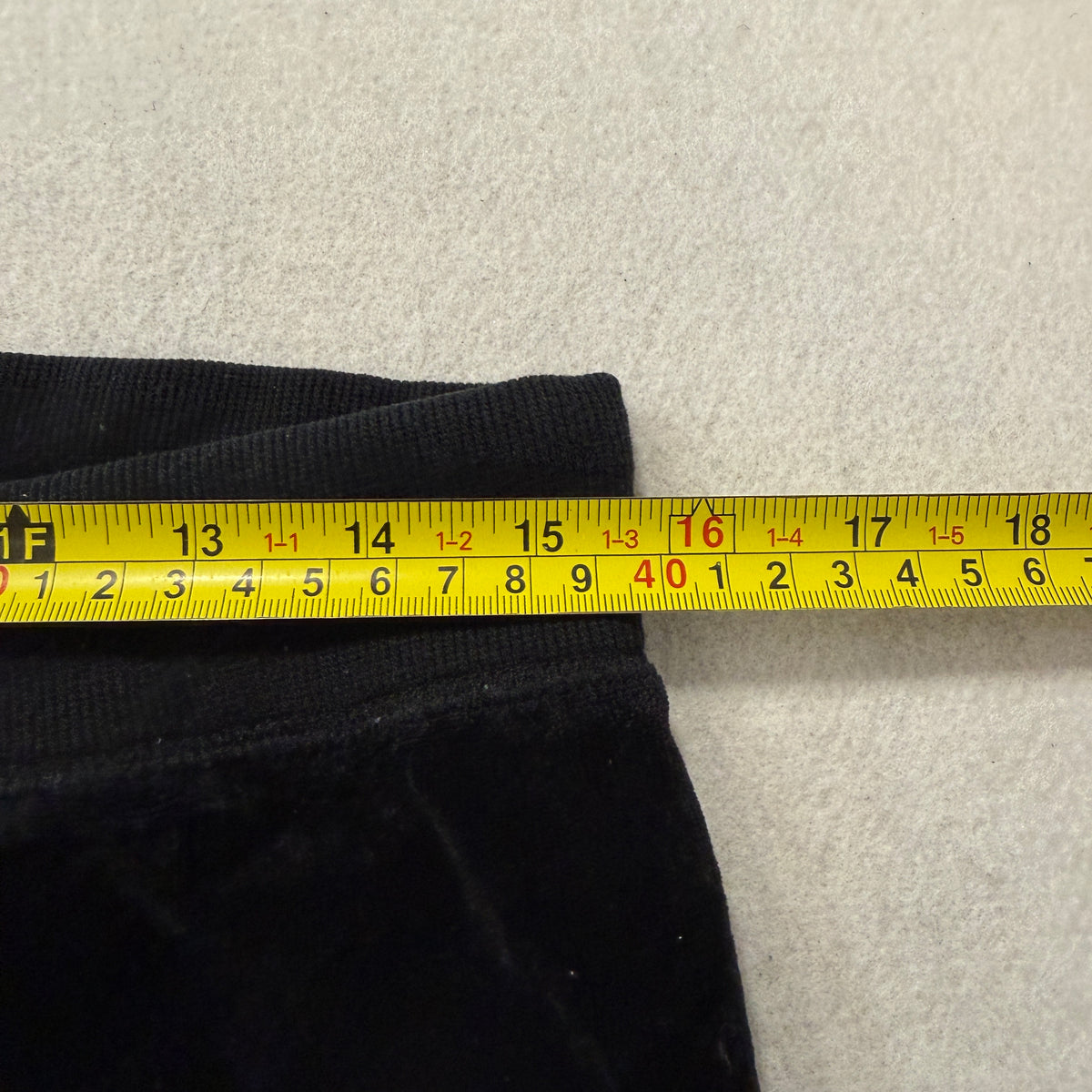 Vintage Juicy Couture Women's Black Velour Track Pants Wide Leg Classic Size L