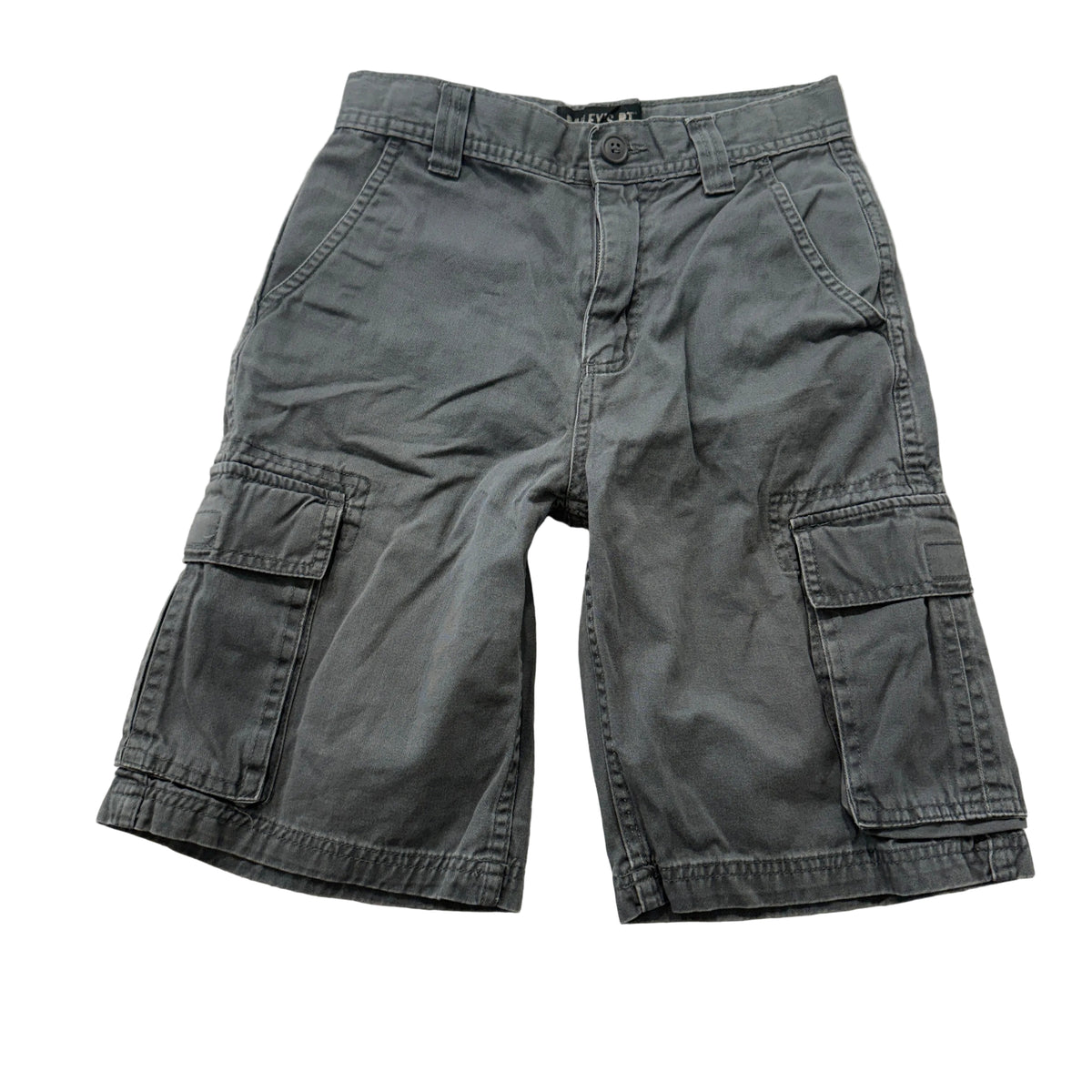 Boys Gray Cargo Shorts Size 10 photo 1