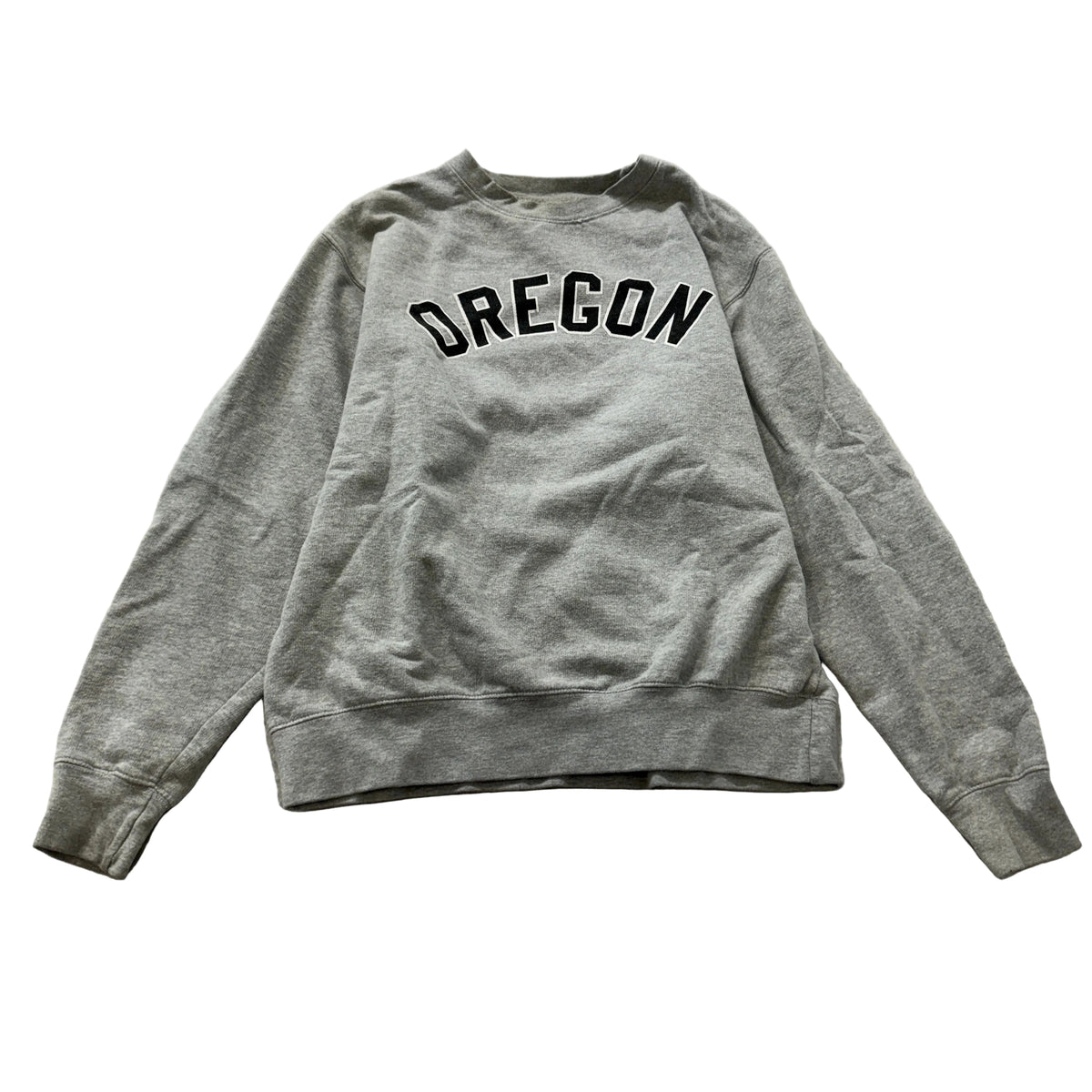 Smart Blanks Oregon Men's Grey Pullover Sweatshirt Long Sleeve Classic Size S